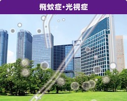 強度近視（病的近視）によって網膜や黄斑に障害がおよぶと、主に以下のような症状が現れます。